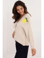 Svetr na zapínání model 200480 Italy Moda Svetr na zapínání model 200480 Italy Moda
