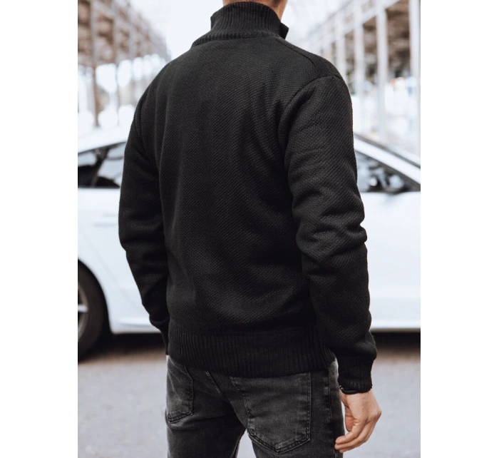 Pánská prošívaná bunda černá FashionStreet TX4578