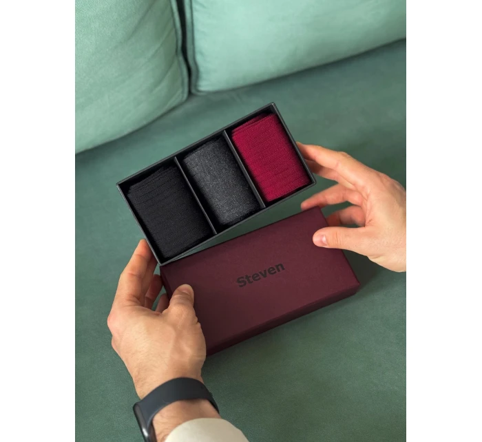 Ponožky Steven art.175/3 Pánské ponožky Boxy A'3 41-46 Ponožky Steven art.175/3 Pánské ponožky Boxy A'3 41-46