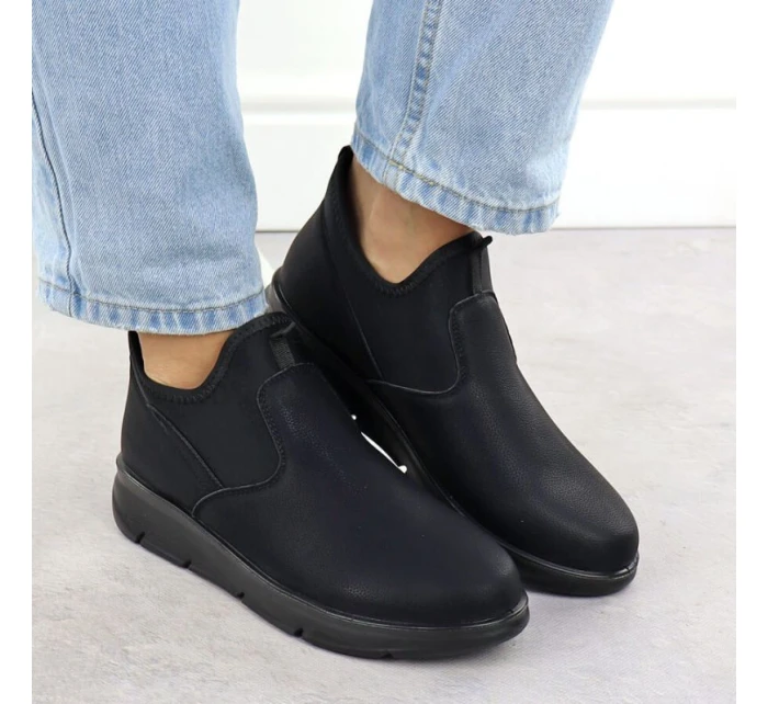 Dámské nízké kozačky černé Potocki 25-90356