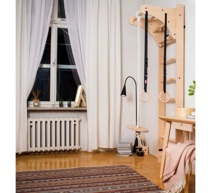 Žebřík s dřevěnou příčkou a příslušenstvím BENCHK 111+A204 dětské