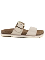 Dámské žabky s přezkou béžové model 22097328 - Potocki Dámské žabky s přezkou béžové model 22097328 - Potocki