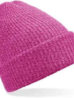 B Pletená čepice  53. bright pink model 22433218 - Beechfield