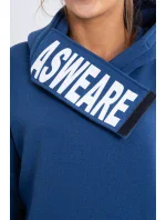 Zateplená mikina s kapucí z džínoviny