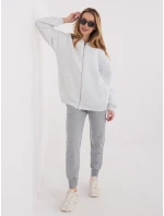 Bluza BL jasny szary model 21834230 - FPrice Bluza BL jasny szary model 21834230 - FPrice