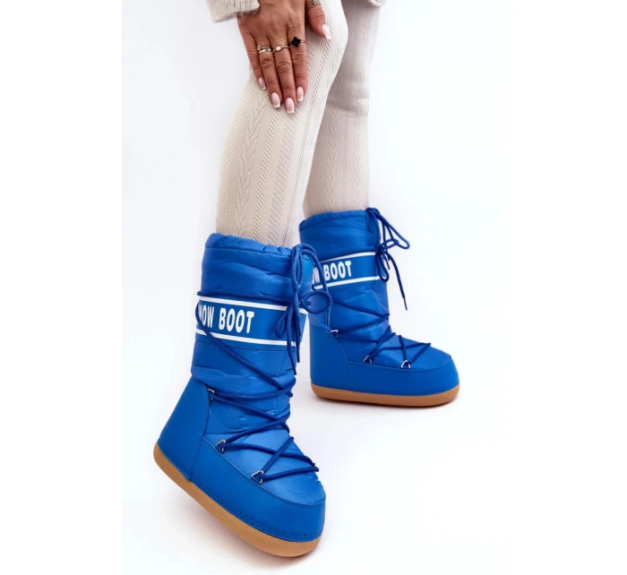 Sněhule model 20625451 modré Step in style - SWEET SHOES