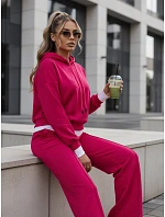 Dámská tepláková souprava SANELIS fuchsiová FashionStreet AY0990