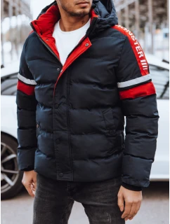 Pánská prošívaná zimní bunda tmavě modrá FashionStreet TX4566