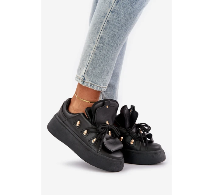 Dámské Sneakersy Na Platformě Černé Dolistana Dámské Sneakersy Na Platformě Černé Dolistana