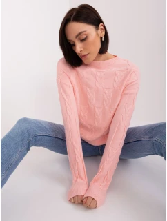 Sweter AT SW model 19040877 jasny różowy - FPrice