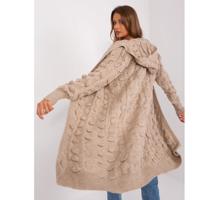 Cardigan BA SW 8026.93P tmavě lila