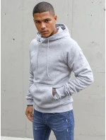 Pánská světle šedá mikina Dstreet model 21966918 - FashionStreet