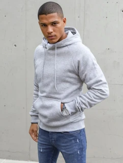 Pánská světle šedá mikina Dstreet model 21966918 - FashionStreet