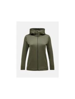 Peak Performance W Rider Tech Zip Hood Zelená
