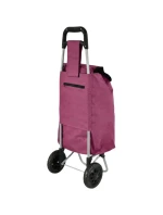 NÁKUPNÍ VOZÍK NA KOLEČKÁCH S RÁMEM 33L ČERVENÝ