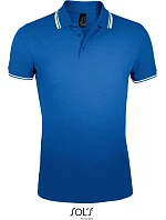 SOL'S Pasadena Men Pánské piqué polo 25.0577 royal blue/white