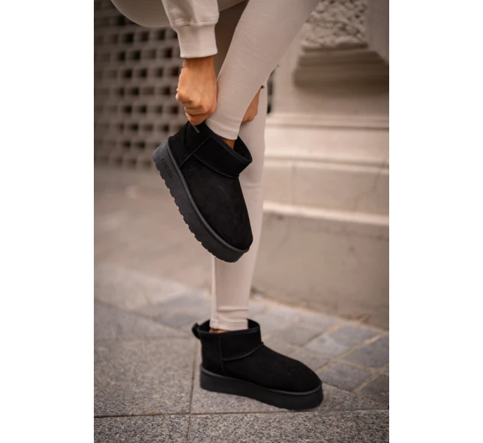 Nízké Sněhové Boty Na Platformě Big Star model 21675281 Černé - Big Star Shoes