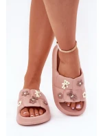 Pěnové Pantofle S Připínáčky Růžové Redienna Pěnové Pantofle S Připínáčky Růžové Redienna