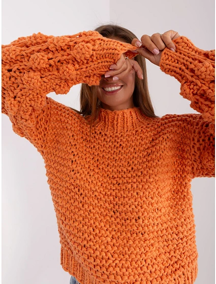 Sweter AT SW model 18895516 pomarańczowy - FPrice