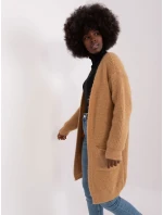 Kardigan DHJ SW model 18856552 camelowy - FPrice