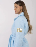 Płaszcz MI PL model 20961880 jasny niebieski - FPrice Płaszcz MI PL model 20961880 jasny niebieski - FPrice
