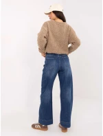 Spodnie jeans SP  ciemny niebieski model 21734326 - FPrice