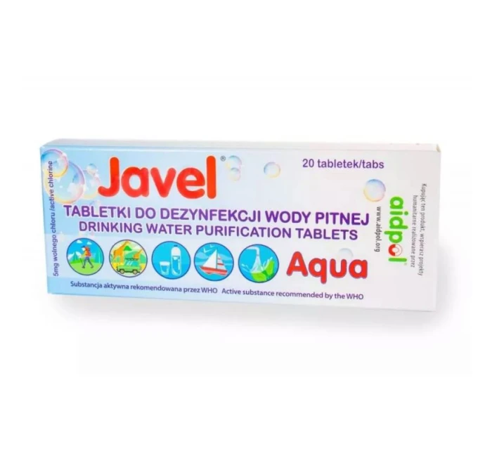 Tablety pro dezinfekci vody Javel Aqua 20ks Tablety pro dezinfekci vody Javel Aqua 20ks