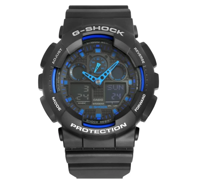 Pánské hodinky CASIO G-SHOCK GA-100-1A2ER + krabice