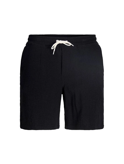 Jack&Jones pánské šortky JPSTJAIDEN COBA STRIPE JOG SHORTS REG SN 12274413 BLACK