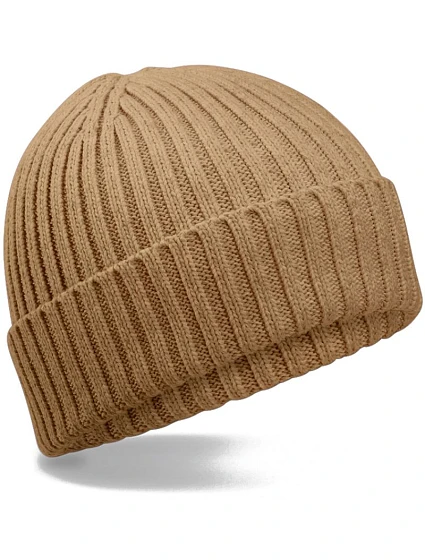 Beechfield B 341B Dětská pletená čepice z bio bavlny 53.341B biscuit