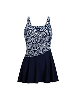 Style Kista Care-jednodílné plavky 6488 marine-bílá - Anita Care