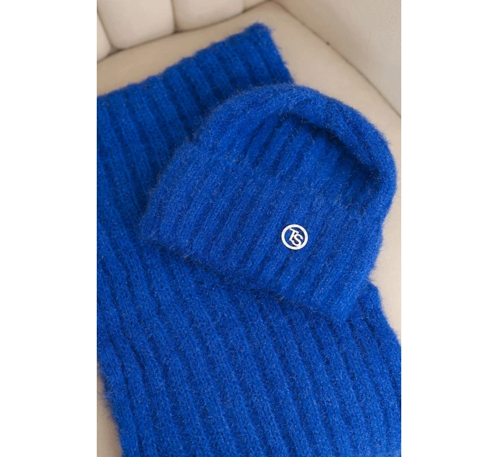 Dámská souprava čepice a dlouhý šál z měkké příze model 21461084 - K-Fashion Dámská souprava čepice a dlouhý šál z měkké příze model 21461084 - K-Fashion