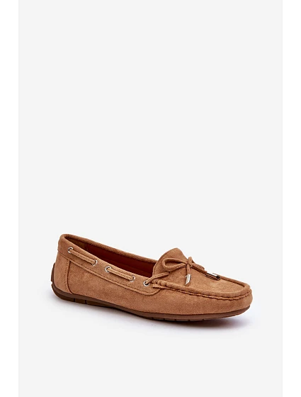 Dámské semišové mokasíny Camel model 21659320 - Boto Dámské semišové mokasíny Camel model 21659320 - Boto