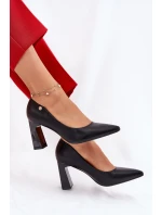 Elegantní Lodičky Na  Černé model 21692751 - VINCEZA