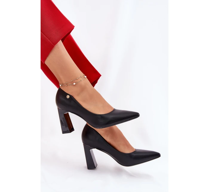 Elegantní Lodičky Na  Černé model 21692751 - VINCEZA