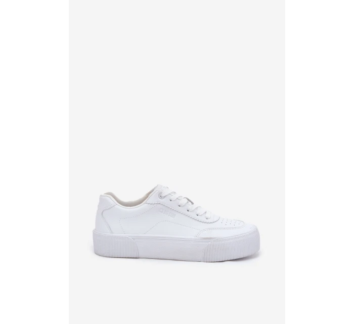 Nízké sneakersy z eko kůže Big Star RR274303 Bílé Nízké sneakersy z eko kůže Big Star RR274303 Bílé