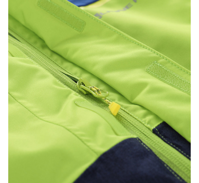 Dětská lyžařská bunda s membránou ptx ALPINE PRO MELEFO lime green
