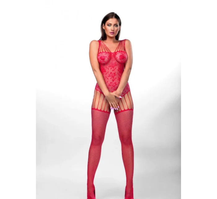 Okouzlující bodystocking Lesha červený - Anais Okouzlující bodystocking Lesha červený - Anais