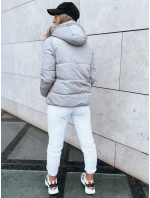 Dámská oboustranná péřová bunda VICTORIA SNUG šedá FashionStreet TY3696 Dámská oboustranná péřová bunda VICTORIA SNUG šedá FashionStreet TY3696