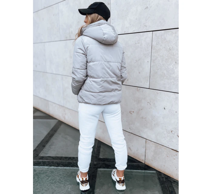 Dámská oboustranná péřová bunda VICTORIA SNUG šedá FashionStreet TY3696 Dámská oboustranná péřová bunda VICTORIA SNUG šedá FashionStreet TY3696