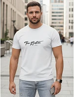 Tshirt męski bawełniany z nadrukiem The Boston biały model 22305537 - FashionStreet Tshirt męski bawełniany z nadrukiem The Boston biały model 22305537 - FashionStreet