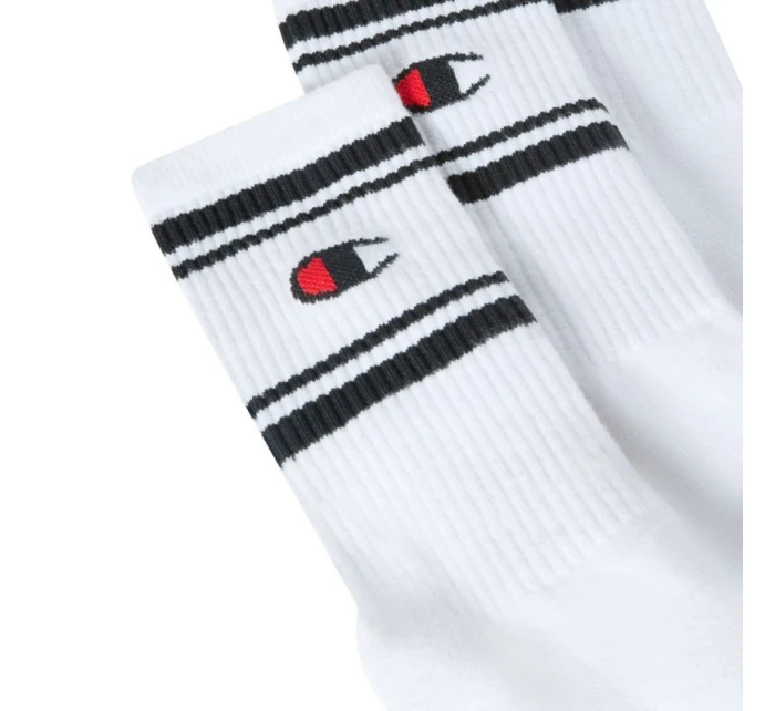 Champion Crew 3 páry bílých ponožek U20081 WW006 Champion Crew 3 páry bílých ponožek U20081 WW006