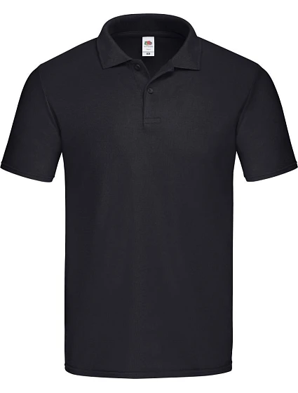 Fruit of the Loom Original Polo Pánské piqué polo 16.3050 black Fruit of the Loom Original Polo Pánské piqué polo 16.3050 black