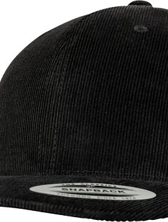 Flexfit 6606CT 6 panelová manšestrová kšiltovka 55.06CT black