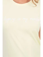 Nakupování je moje kardio blůza světle žlutá Nakupování je moje kardio blůza světle žlutá