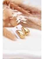 náušnice z chirurgické oceli Velké zlaté model 21772665 - Boto náušnice z chirurgické oceli Velké zlaté model 21772665 - Boto