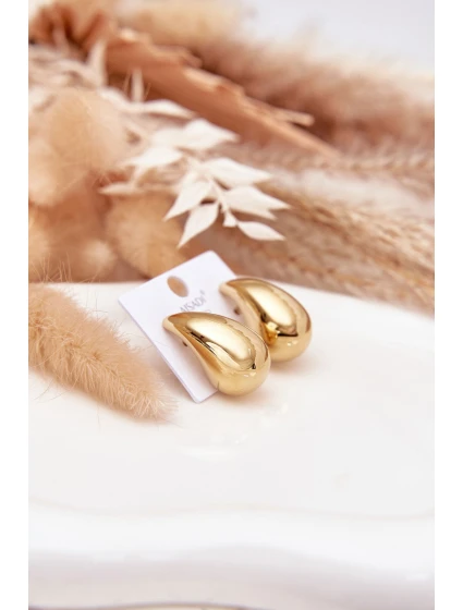 náušnice z chirurgické oceli Velké zlaté model 21772665 - Boto náušnice z chirurgické oceli Velké zlaté model 21772665 - Boto