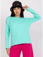 Halenka RV BZ model 21334682 tyrkysová - FPrice Halenka RV BZ model 21334682 tyrkysová - FPrice