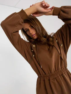 Dámské šaty RV SK 8336 hnědé