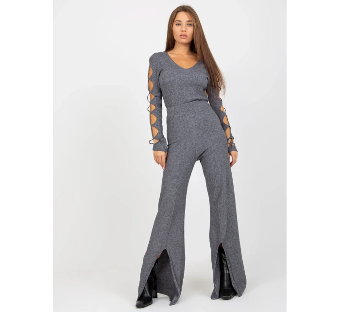 Kalhoty VI SP 20271.97 tmavě šedá Kalhoty VI SP 20271.97 tmavě šedá